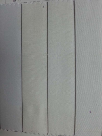 HN-HOPI 漂白紗卡C20*20*108*58 CVC  滌棉緞條50/50*30*30*133*80 耐漂白水 耐氯漂 制服 Anti bleaching bleaching resistant 側面照